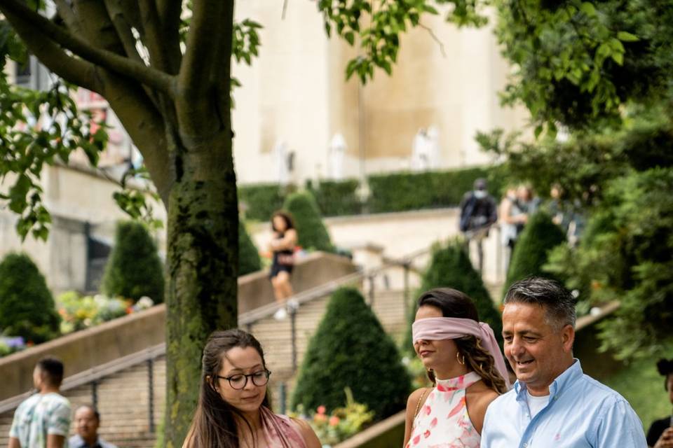 Demande en mariage - Trocadéro