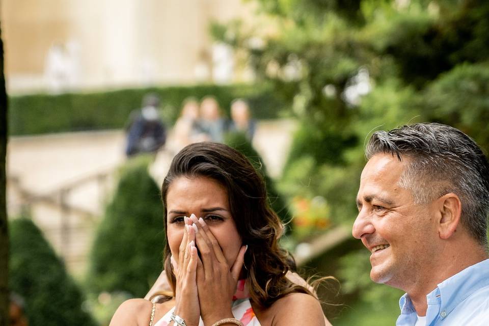 Demande en mariage - Trocadéro