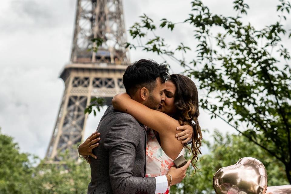 Demande en mariage - Trocadéro