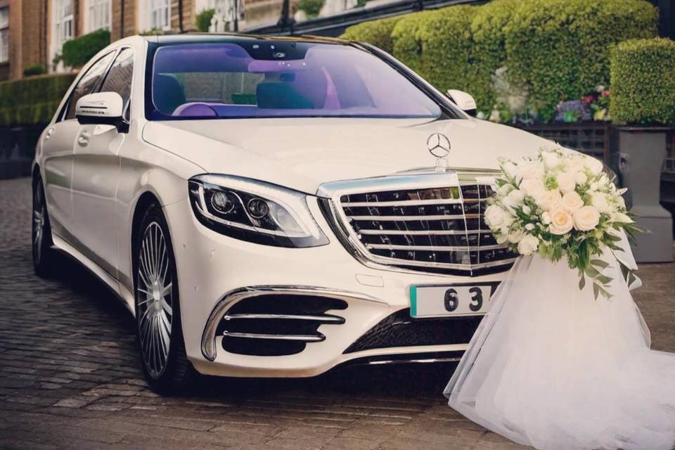 Mariage en Mercedes classe S