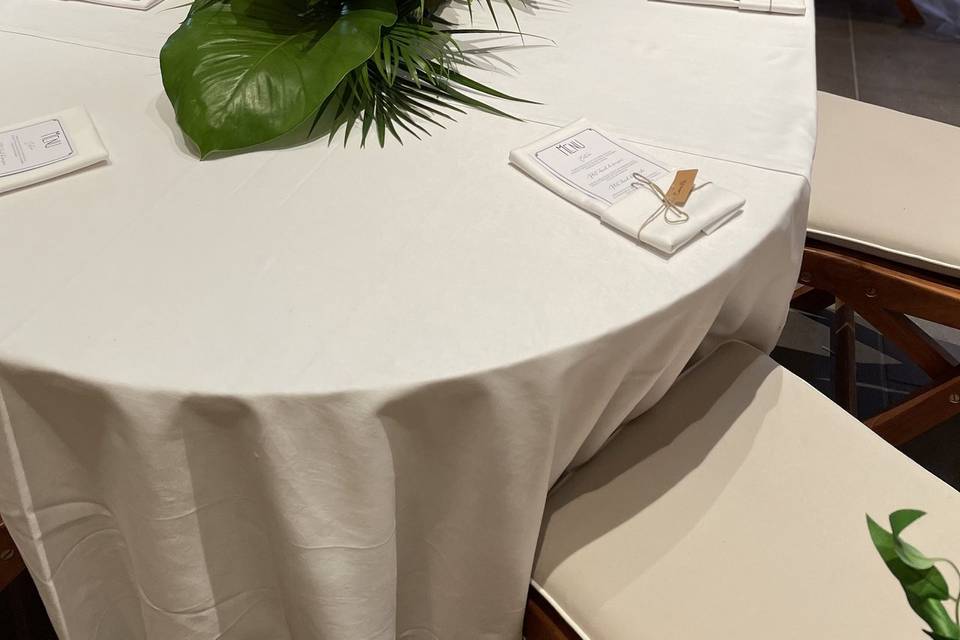 Guirlande table d'honneur