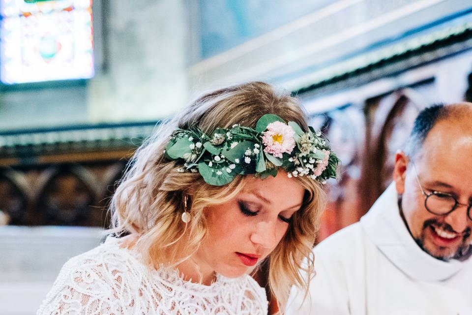 Boutonnière et bouquet