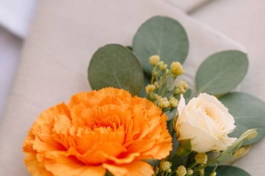 Boutonnière- Orangé/Classique