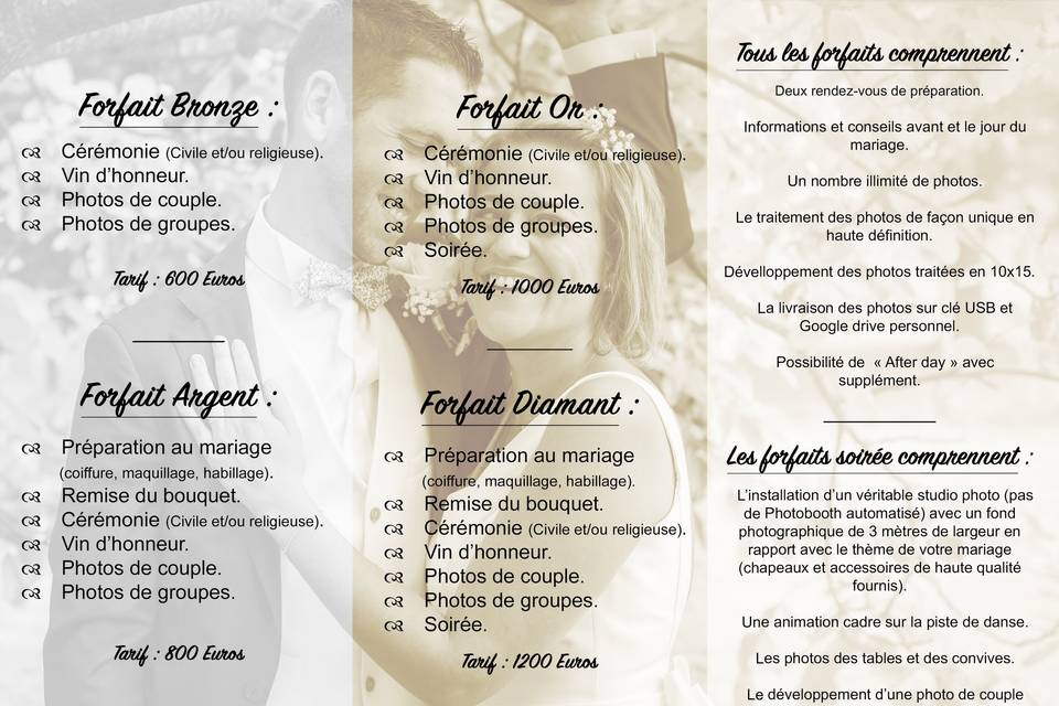 Brochure tarifaire 2025
