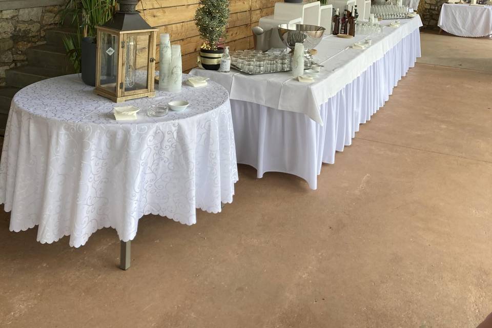 Buffet  terrasse