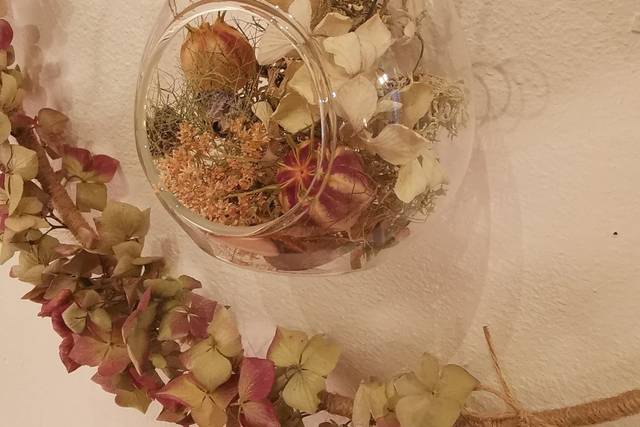 Création fleurs séchées