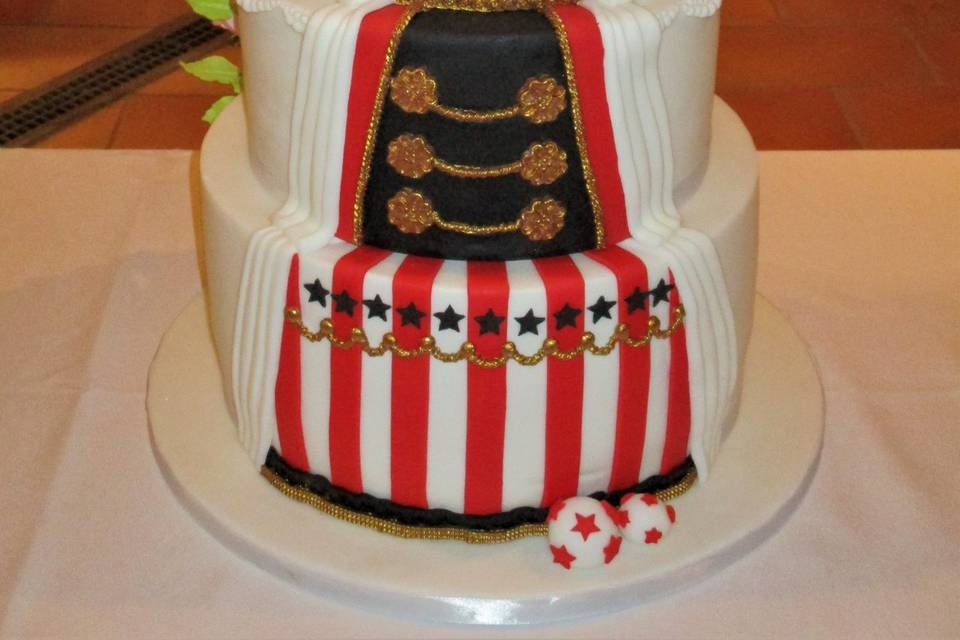 Wedding cake double face