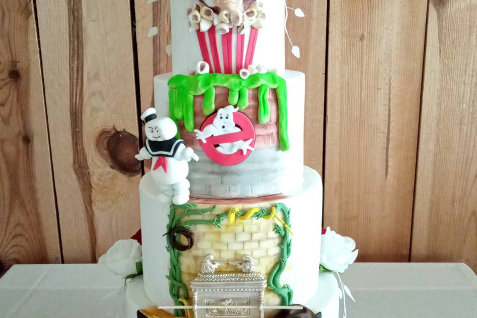 Wedding cake double face