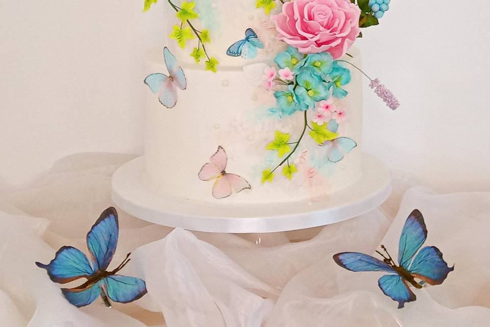 Wedding cake féerique