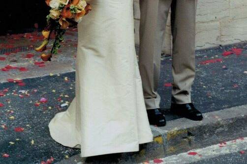 Une mariée très élégante