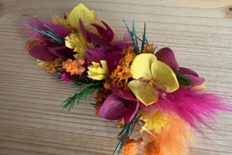 Pince fleurs séchées