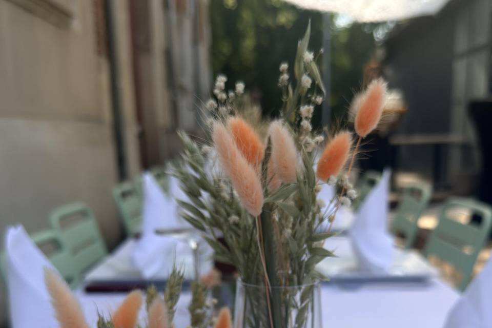 Table banquet mariage civil