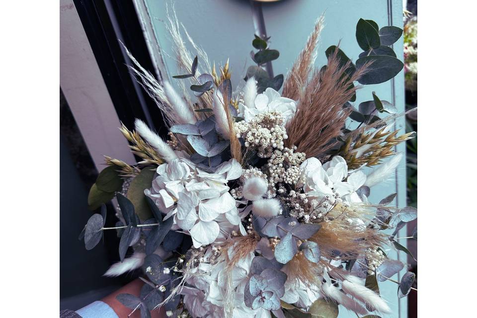 Bouquet de mariée pampa