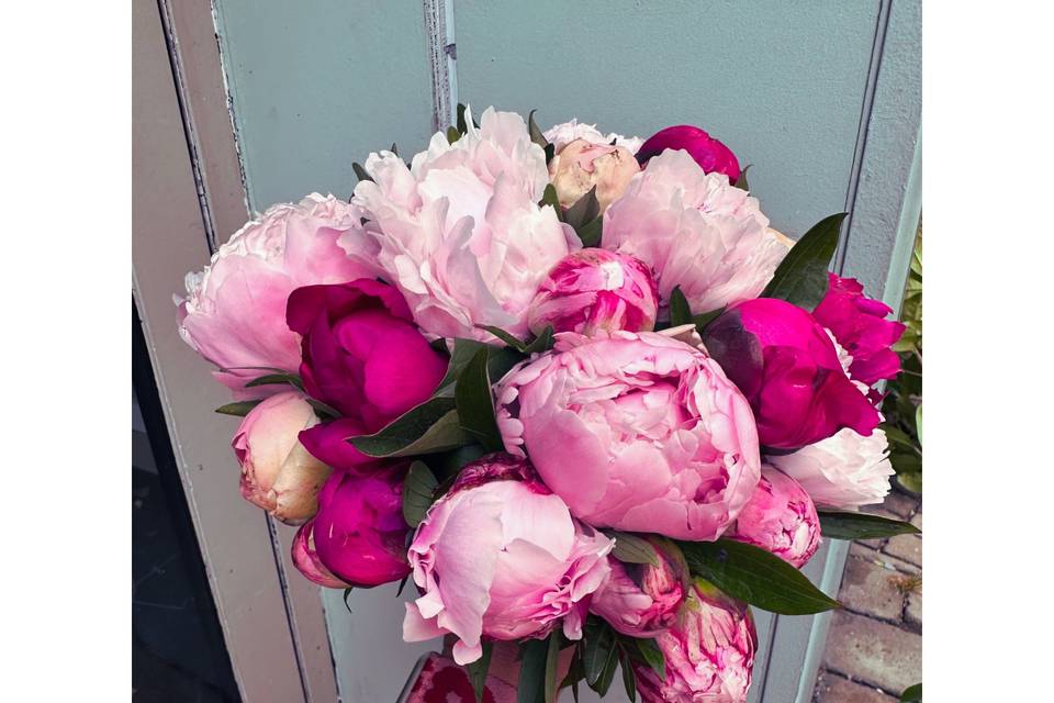 Bouquet pivoines