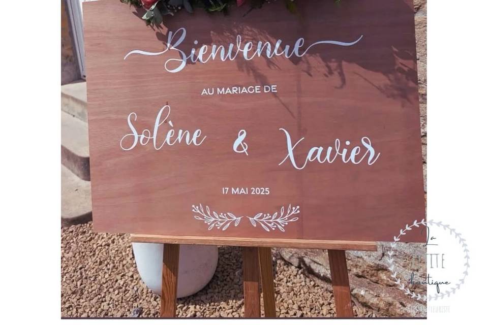 Panneau accueil