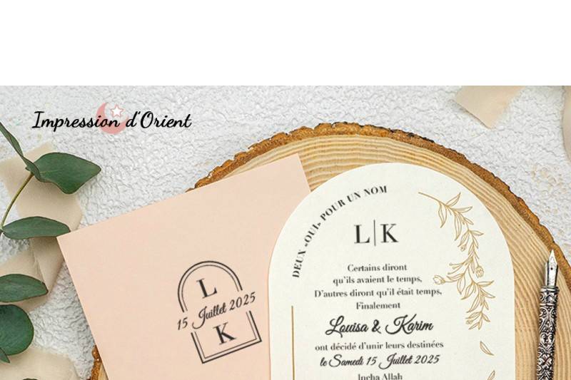 Faire-Part original arrondi