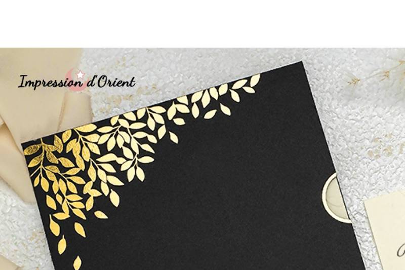 Faire-Part luxe étui noir