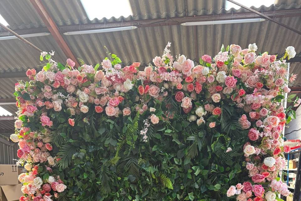 Mur florale