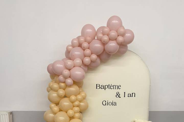 Bapteme rose