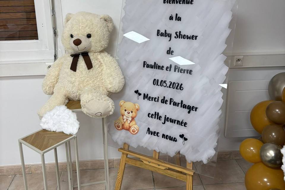 Baby shower ourson