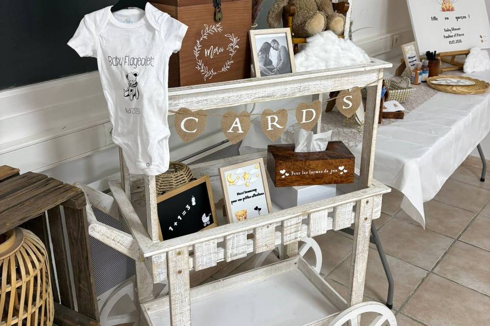 Baby shower ourson