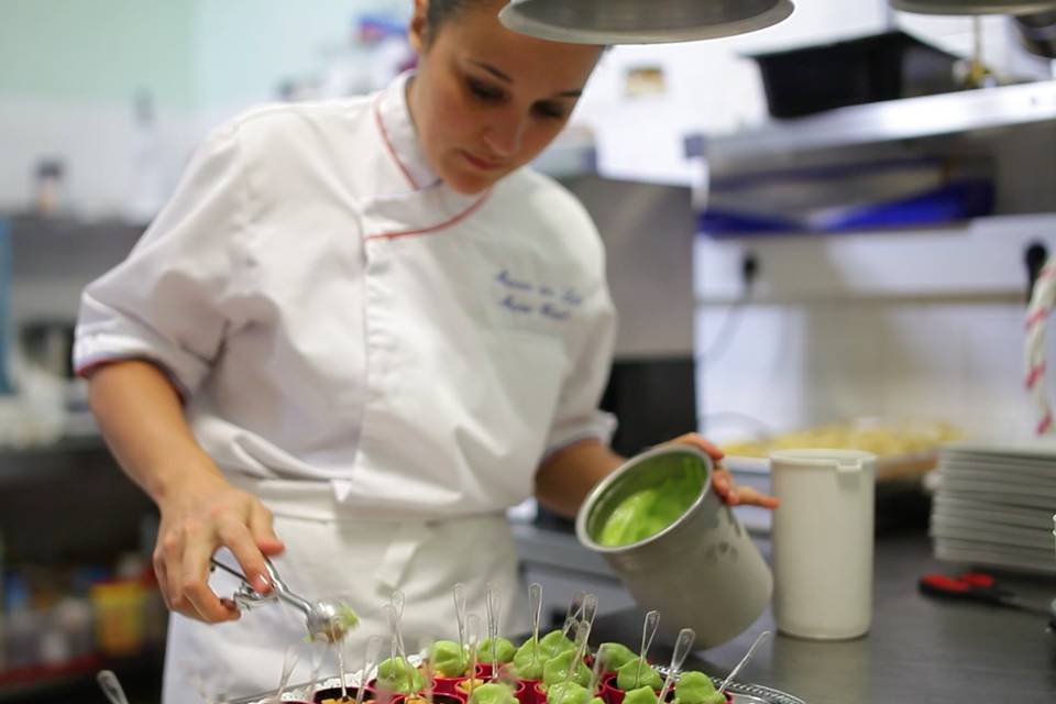 Démo culinaire dans le Parc