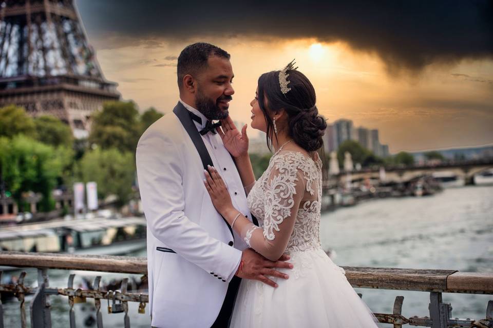 Mariage Romantique Tour Eiffel