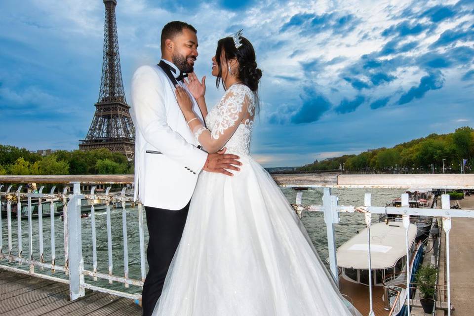 Mariage Romantique Tour Eiffel