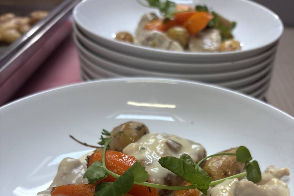 Chapon au Champagne