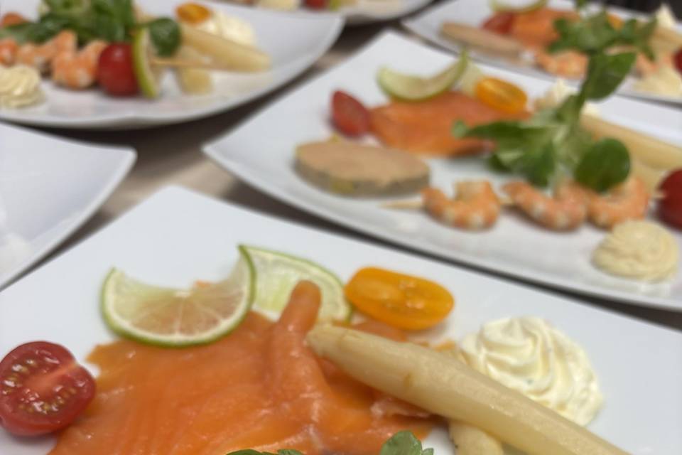 Assiette Terre et mer