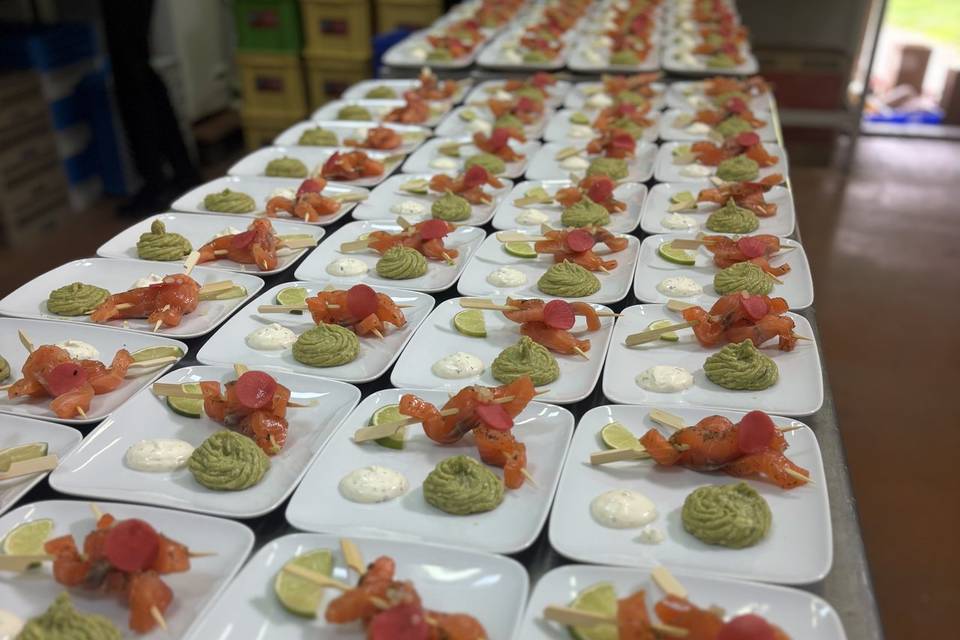 Gravlax de saumon