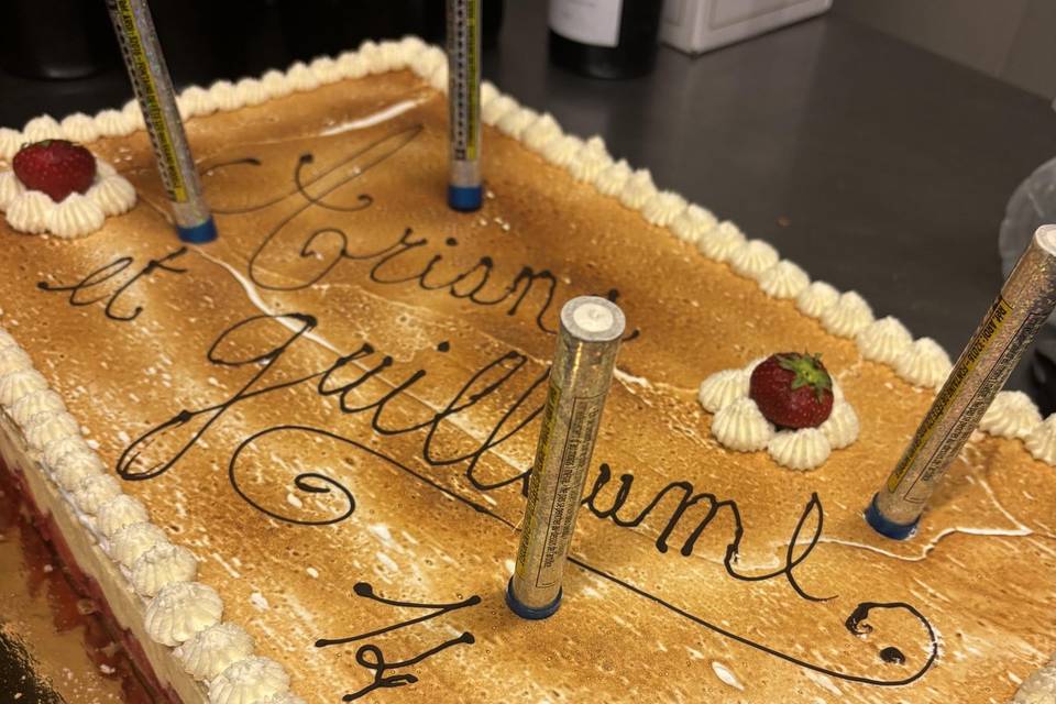 Fraisier d'anniversaire