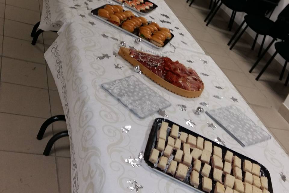 Buffet repas noël entreprise