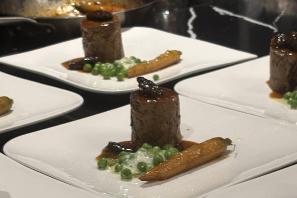 Veau confit au morille