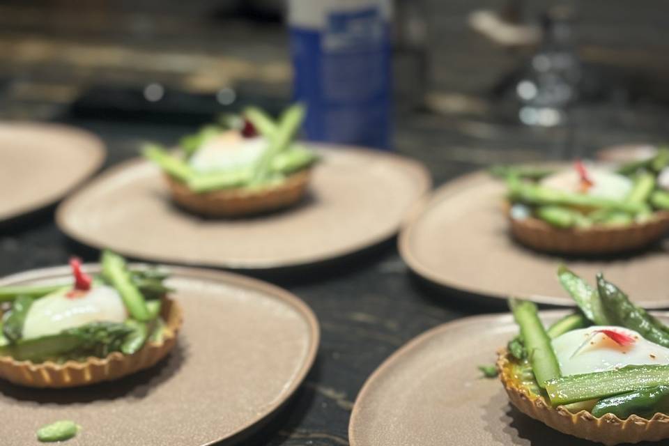 Tartelette d’asperges