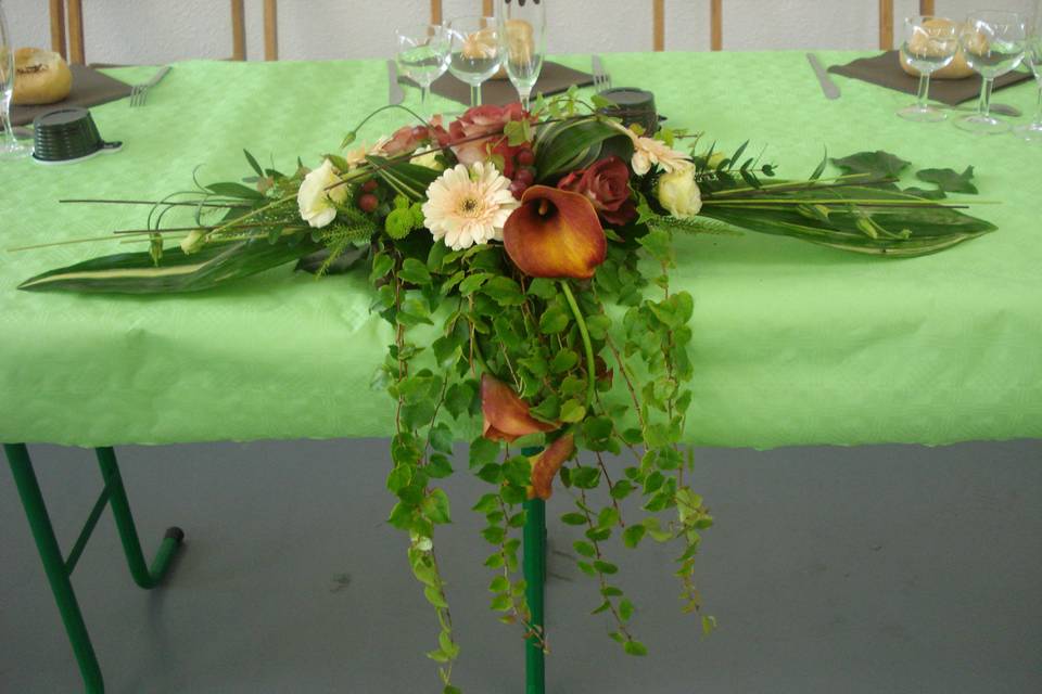 Bouquet chute