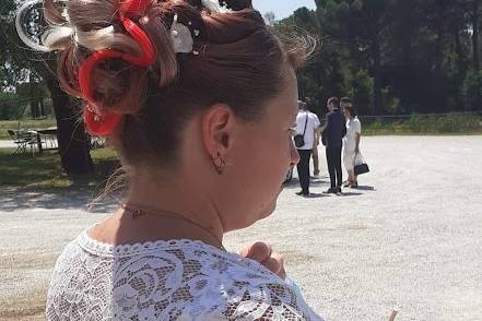 Chignon avec extentions