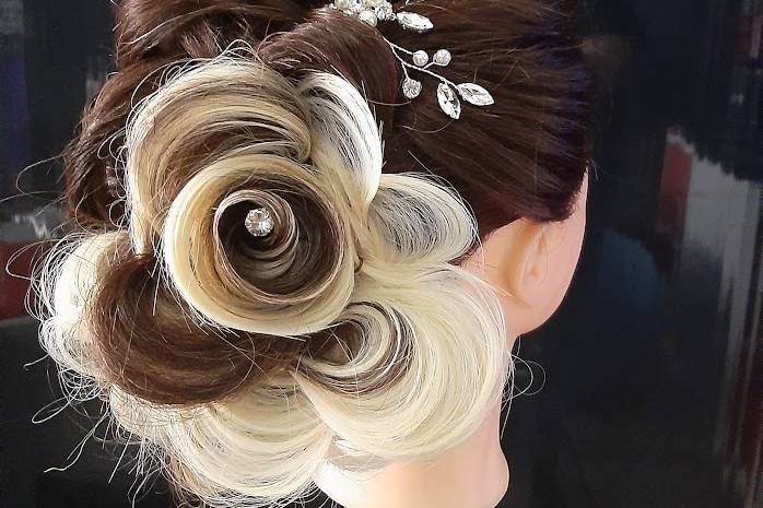 Chignon fleur