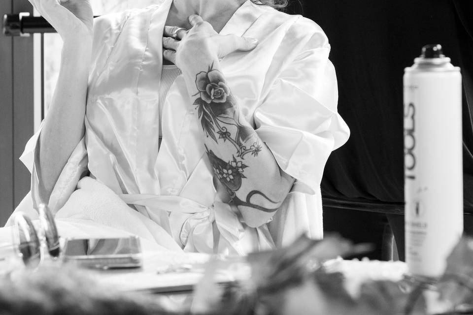 Chignon bohème