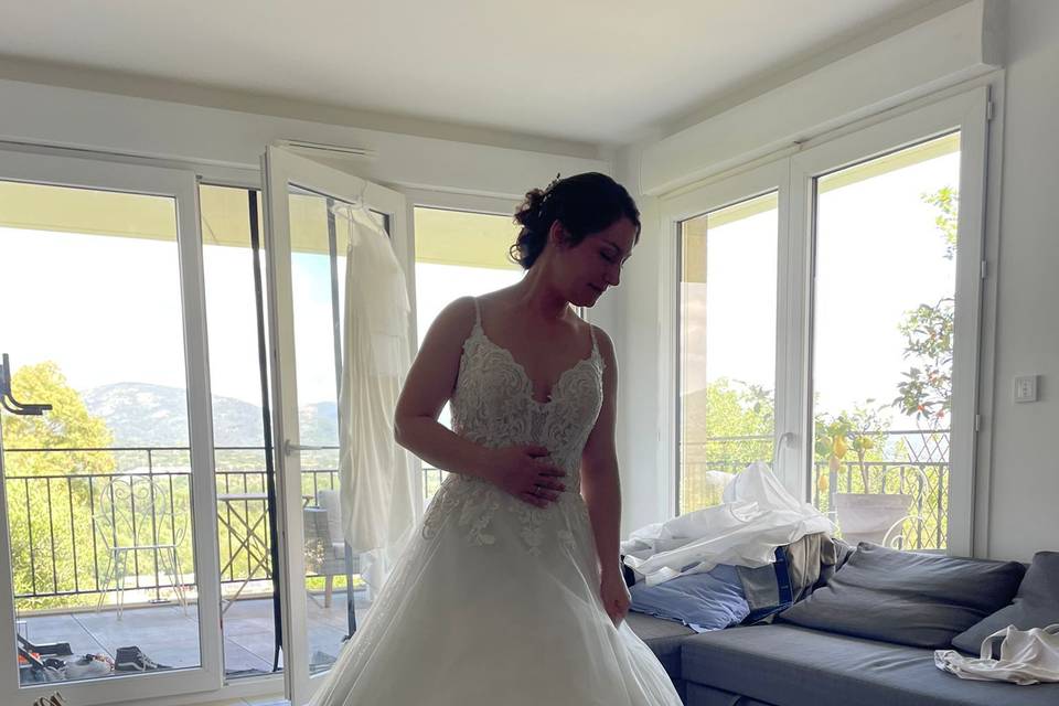 Préparation de la mariée