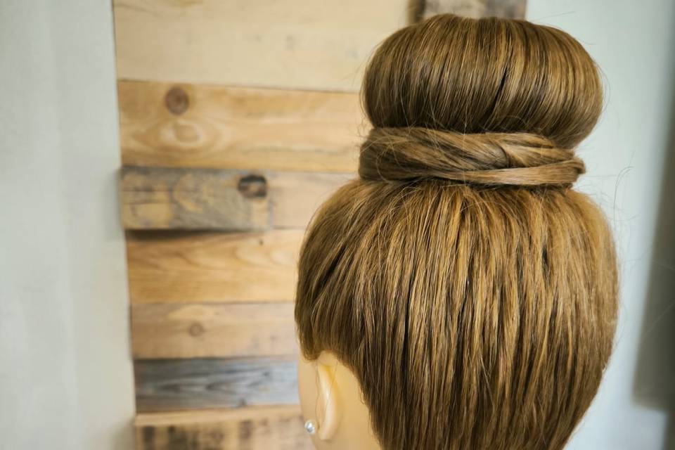 Chignon haut