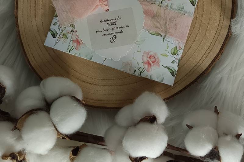 Packaging lingettes fleurs