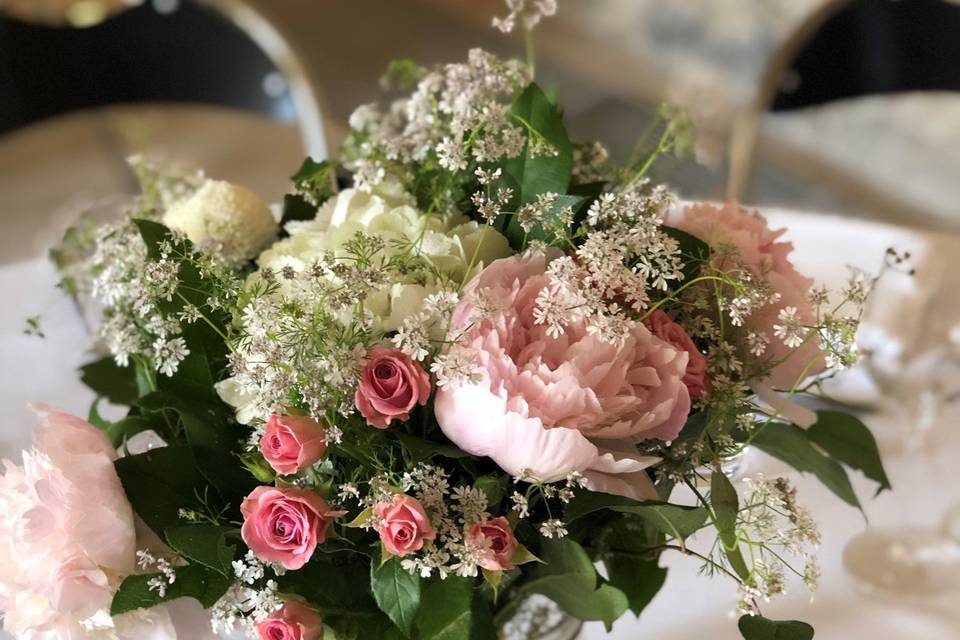 Bouquet de table champêtre