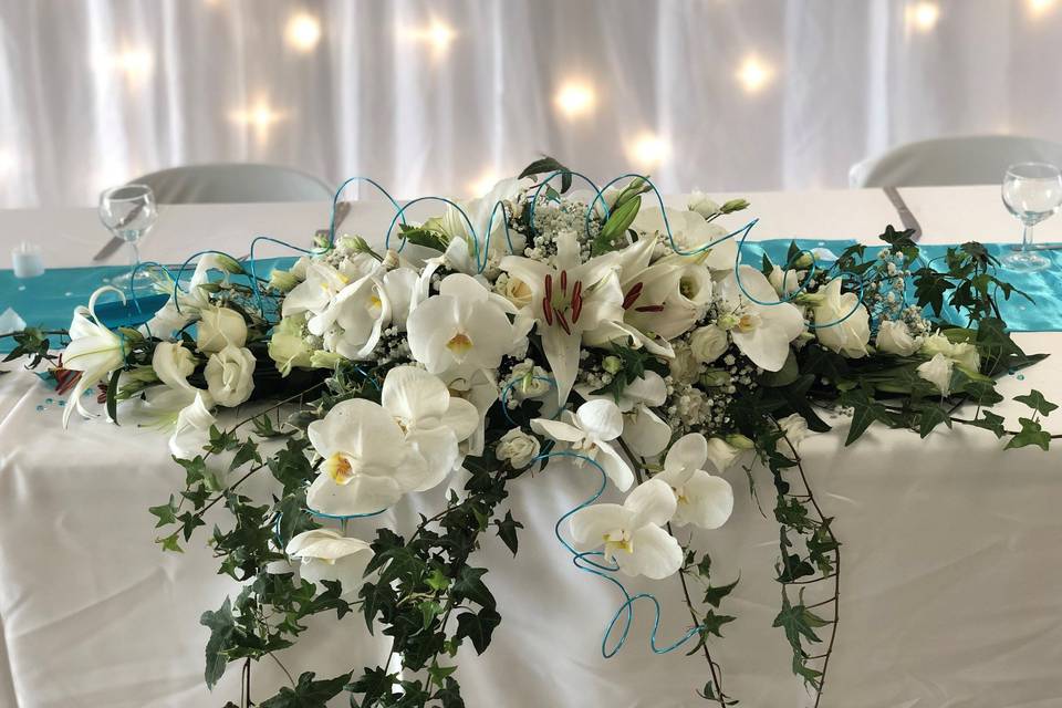 Bouquet de table champêtre