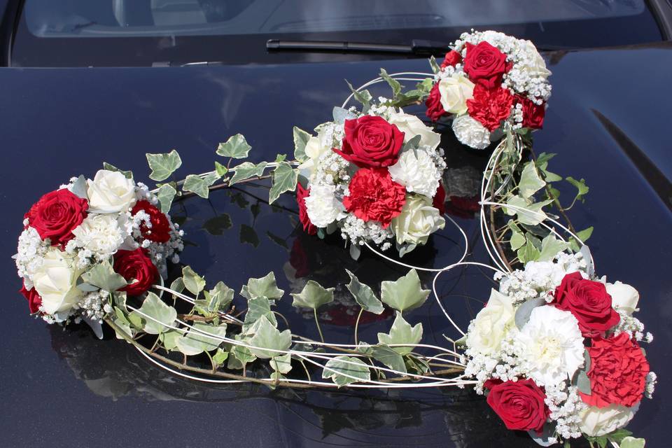 Mariage L&J - Déco de voiture