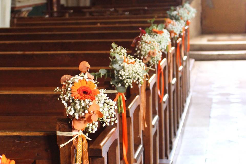 Mariage - Banc d'église