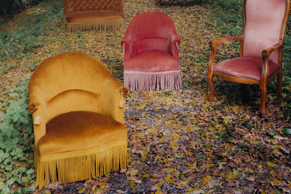 Location fauteuils vintage