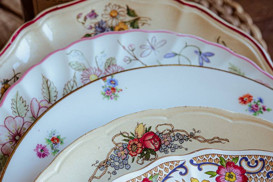 Assiettes vintage