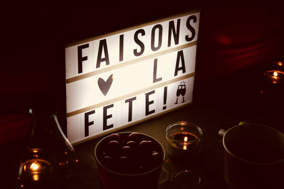 Faisons la fête