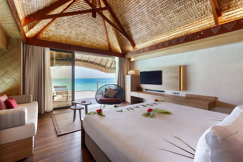 Pilotis à Bora Bora